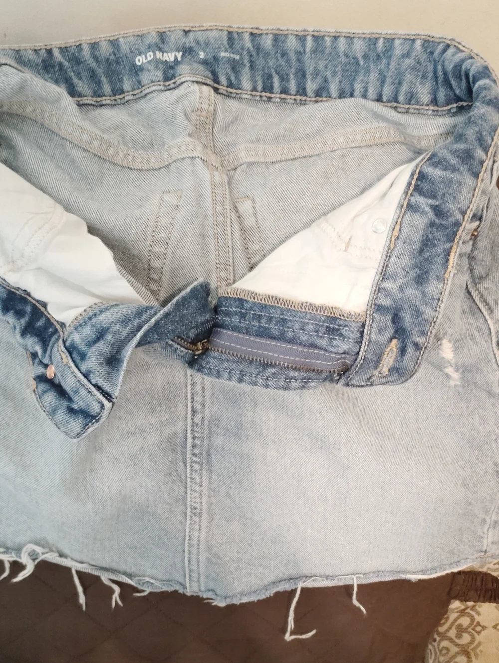 Old Navy Light Blue Cropped Ankle Jeans